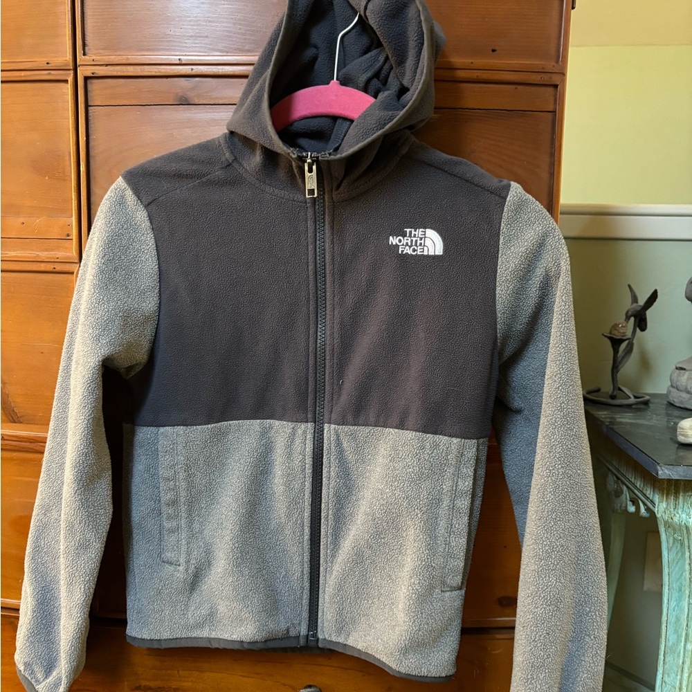 The North Face Navy and Gray Fleece Jacket